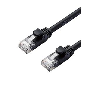 ELECOM(エレコム) CAT6A LANケーブル やわらか（1m・ブラック）　LD-GPAYC/BK1 [振込不可] | ELECOM