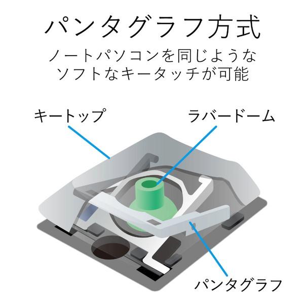 ELECOM(エレコム) TK-FBP102XBK Bluetoothミニキーボード/PS5対応/パンタグラフ式/軽量/マルチOS対応/ブラック | ELECOM | 10