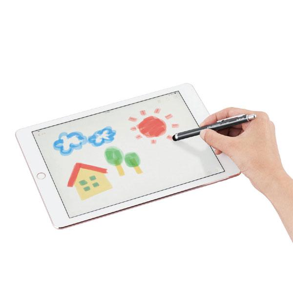 ELECOM(エレコム) スマートフォン・タブレット用タッチペン 超感度タイプ ノック式 ブラック | ELECOM | 03