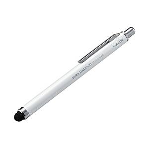 ELECOM(エレコム) スマートフォン・タブレット用タッチペン 超感度タイプ ノック式 ホワイト | ELECOM