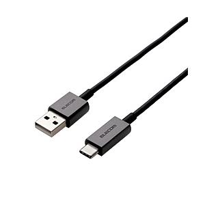ELECOM(エレコム) 1.2m［USB-C ⇔ USB-A］2.0ケーブル 充電・転送 ［1.2m］ MPAXACCL12BK | ELECOM