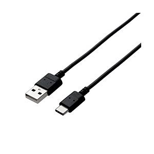 ELECOM(エレコム) 1.2m［USB-C ⇔ USB-A］2.0ケーブル 充電・転送 ［1.2m］ MPAXACX12BK 【864】 | ELECOM