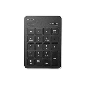 ELECOM 予約販売 エレコム TK-TBP020BK Bluetoothテンキーボード 品質は非常に良い ブラック パンタグラフ 薄型