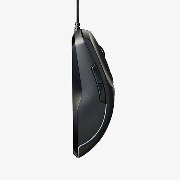 ELECOM(エレコム) M-G01URBK　有線光学式ゲーミングマウス PS5対応 [USB/6200dpi/5ボタン] ブラック | ELECOM | 03