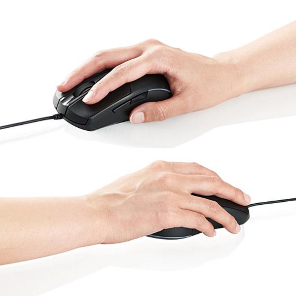 ELECOM(エレコム) M-G01URBK　有線光学式ゲーミングマウス PS5対応 [USB/6200dpi/5ボタン] ブラック | ELECOM | 05