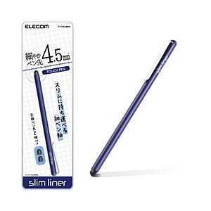 ELECOM(エレコム) スマートフォン用 スリムタッチペン  ネイビー P-TPSLIMNV | ELECOM