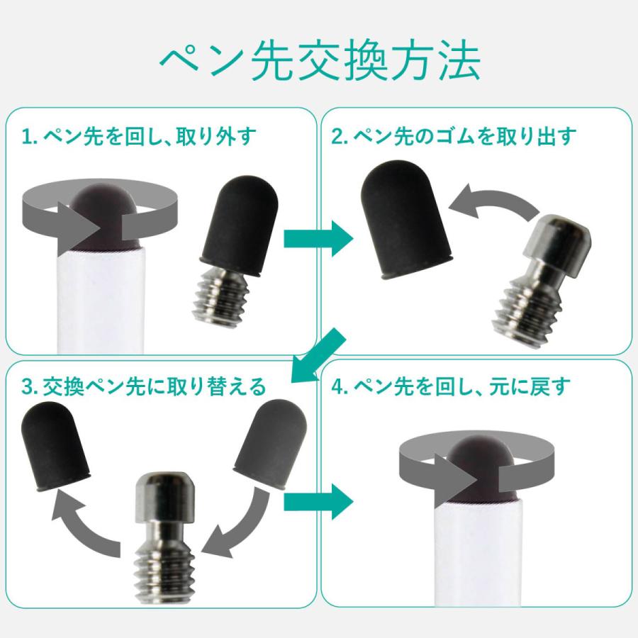 ELECOM(エレコム) スマートフォン用 スリムタッチペン  ホワイト P-TPSLIMWH | ELECOM | 07