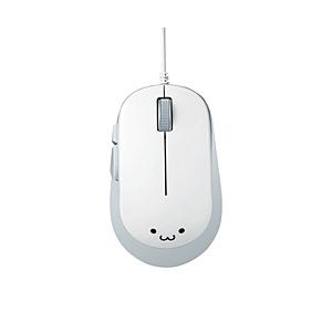 ELECOM(エレコム) 有線BlueLEDマウス EPRIM［USB・Mac／Win・5ボタン／PS5対応］ M-Y9UBXWH ホワイト | ELECOM