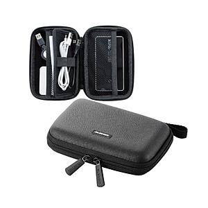 ELECOM(エレコム) 汎用ガジェット収納ポーチ Sサイズ （ブラック）　TB-01GPBK 【864】 | ELECOM