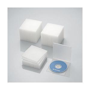 ELECOM(エレコム) CD/DVD/Blu-ray対応収納スリムケース（1枚収納×50セット・クリア）CCD-JPCS50CR | ELECOM