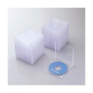 ELECOM(エレコム) CD／DVD／Blu-ray対応収納ケース　（1枚収納×30セット・クリア）　CCD-JSCN30CR | ELECOM