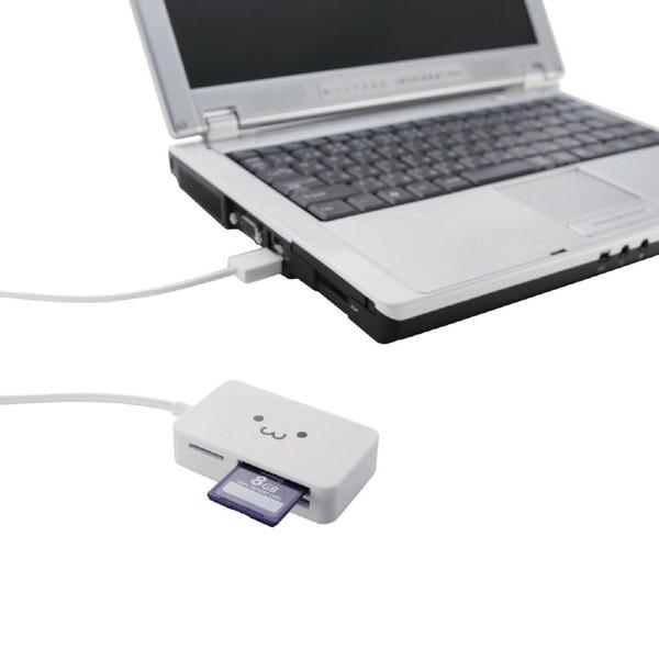 ELECOM(エレコム) 小型メモリリーダライタ（ホワイト） MR-A39NWHF1 【864】 | ELECOM | 04