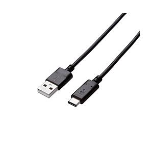ELECOM(エレコム) 0.5m［USB-C ⇔ USB-A］2.0ケーブル 充電・転送　ブラック　U2C-AC05NBK | ELECOM