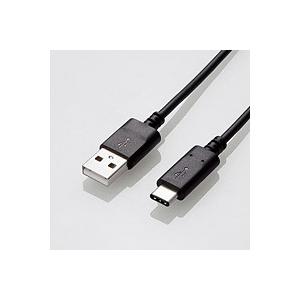 ELECOM(エレコム) USB3.1ケーブル／Gen2／A-Cタイプ／認証品／3A出力／1.0m USB3AC10NBK | ELECOM | 01