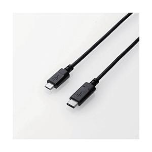ELECOM(エレコム) 0.5m［USB-C ⇔ micro USB］2.0ケーブル 充電・転送　ブラック　U2C-CMB05NBK | ELECOM