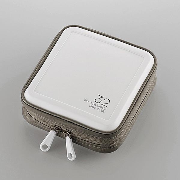 ELECOM(エレコム) CCD-HB32WH　Blu-ray・CD・DVD対応ファスナーケース（32枚/ホワイト） | ELECOM | 01