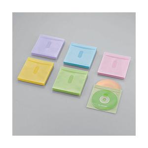 ELECOM(エレコム) CCD-NIWB120ASO　Blu-ray・CD・DVD対応不織布ケース（120枚/アソートカラー） | ELECOM