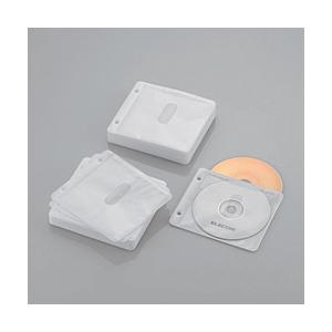 ELECOM エレコム CCD-NBWB120WH Blu-ray CD 120枚 2穴タイプ 返品交換不可 ホワイト DVD対応不織布ケース 2022