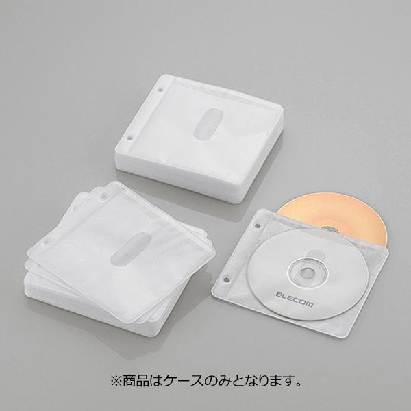 ELECOM(エレコム) CCD-NBWB120WH Blu-ray・CD・DVD対応不織布ケース（120枚/2穴タイプ/ホワイト） | ELECOM | 01