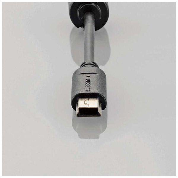 ELECOM(エレコム) カメラ接続用USBケーブル(mini-Bタイプ)0.5m   DGW-MF05BK | ELECOM | 02