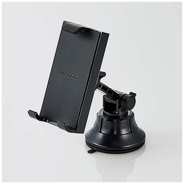 ELECOM(エレコム) 車載タブレット対応スタンド(ゲル吸盤・ブラック)　P-CARTB01BK | ELECOM | 01
