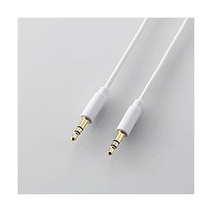 ELECOM(エレコム) ミニコンポ用 3.5φオーディオケーブル（ホワイト/1.0m）　DH-MMIP10WH | ELECOM