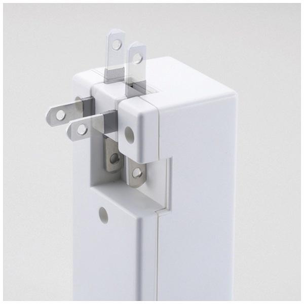 ELECOM(エレコム) USBタップ USBメスx3 ACx1 ケーブル無 縦向き ホワイト MOT-U05-2132WH | ELECOM | 02