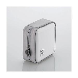 ELECOM(エレコム) CCD-H52WH　CD/DVDファスナーケース（52枚収納/ホワイト） | ELECOM