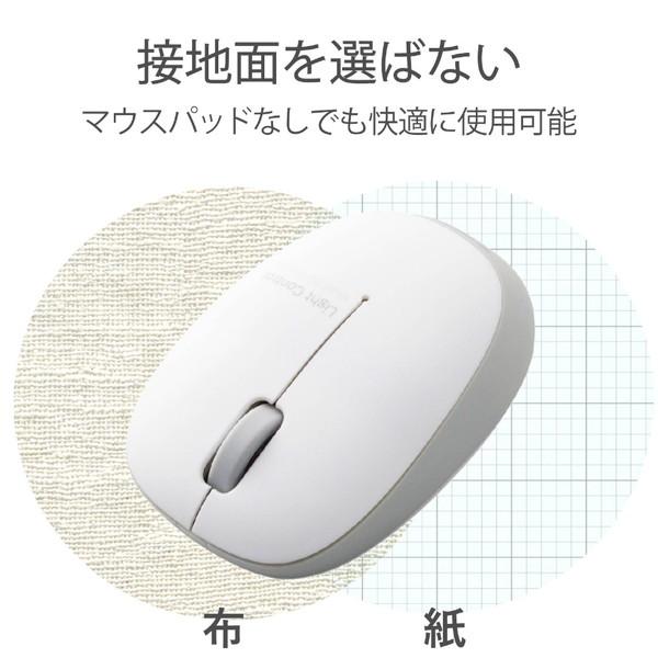ELECOM(エレコム) M-BL20DBSV　ワイヤレスマウス（BlueLED/2.4GHz/USB/3ボタン/シルバー） [無線マウス・ブルーLED方式] | ELECOM | 01