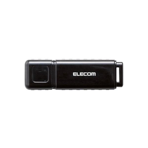 ELECOM(エレコム) MF-HSU2A16GBK USBフラッシュ/16GB/USB2.0/パスワードロック機能対応/ブラック | ELECOM | 01