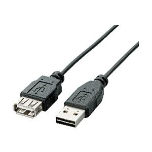 ELECOM(エレコム) U2C-DE15BK　USB2.0ケーブル 【A】⇔【A】（1.5m/両面挿しタイプ/ブラック） | ELECOM
