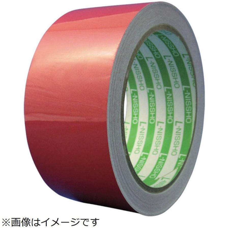 日東エルマテリアル 日東エルマテ　再帰反射テープ　７５ｍｍＸ１０ｍ　レッド | 