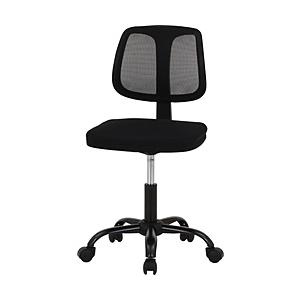 不二貿易 オフィスチェア ライカ BK  ブラック | 不二貿易