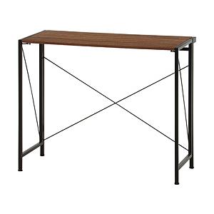 不二貿易 折りたたみデスク アロン BR  ブラウン 73635 | 不二貿易