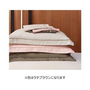 フランスベッド 【まくらカバー】エッフェ プレミアム(綿100％/43×63cm/ラテブラウン) 【864】 | フランスベッド