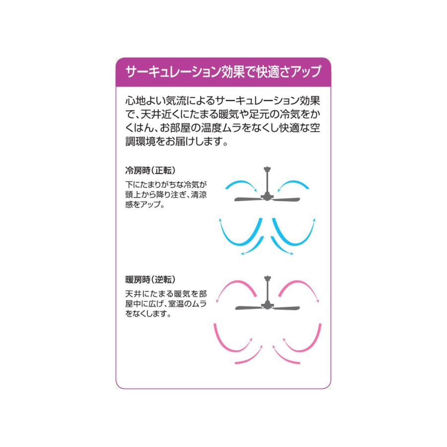 大光電機 DCモーターシーリングファン ASL-615 [リモコン付き /8畳 /電球色] |  | 05