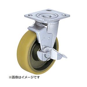 ハンマーキャスターセールス ハンマー　Ｓシリーズ５００タイプ自在ＳＰ付ウレタンＢ車１００ｍｍ 519BPS-CU100-BAR01