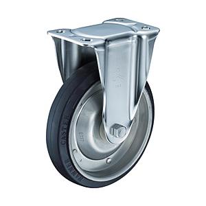 ハンマーキャスターセールス オールステンレス　固定　ゴム200mm　300SRRB200BAR01 | 