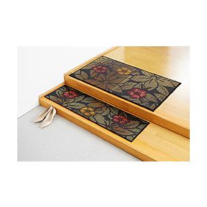 イケヒコ い草玄関マット FなでしこBK 約70×120cm（裏:ウレタン）  ブラック | イケヒコ