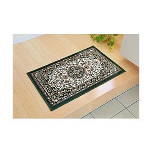 イケヒコ 玄関マット メンデル　60×90cm  グリーン | イケヒコ