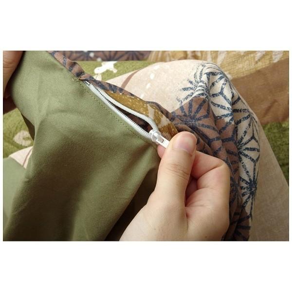 イケヒコ 【こたつ布団カバー】ファスナータイプ こよみ(正方形/グリーン/布団カバーサイズ：約215×215cm) | イケヒコ | 04