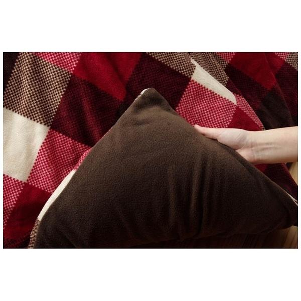 【こたつふとんカバー】ファスナータイプ ジャーナル(長方形/レッド/ふとんカバーサイズ:195×245cm) Jarnal(ジャーナル) レッド 5891579 ［対応天板サイズ：… | イケヒコ | 02