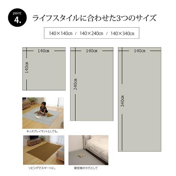 イケヒコ ラグ アロンジュ(140×240cm/ベージュ) | イケヒコ | 05