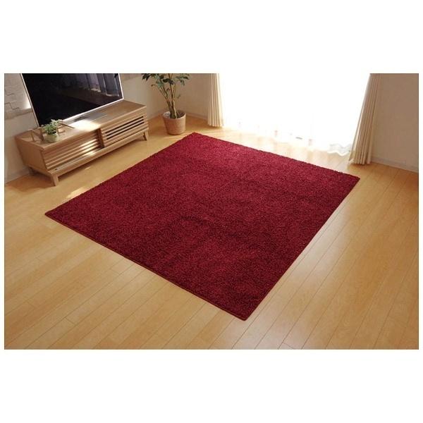 イケヒコ ラグ シャンゼリゼ 平織(190×240cm/ワイン) | イケヒコ | 01