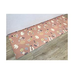 イケヒコ ＰＶＣキッチンマット　フラン　60×180cm  ピンク | イケヒコ