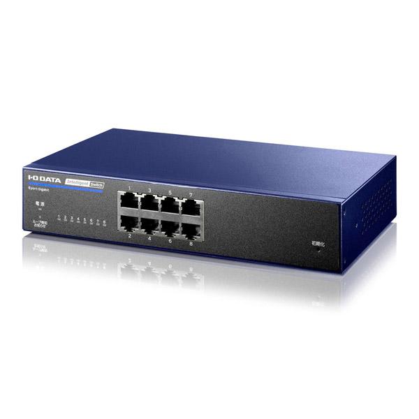 IO DATA(アイオーデータ) BSH-G08MB　IEEE802.1X認証対応L2インテリジェントスイッチ[8ポート] BSH-GMBシリーズ | I-O DATA | 01