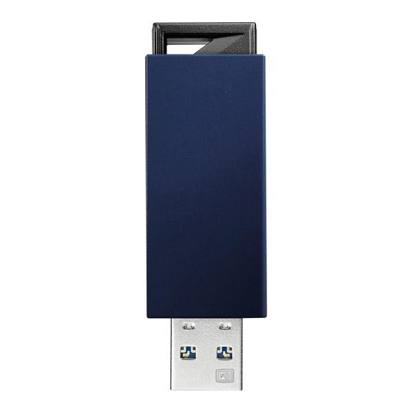 IO DATA(アイオーデータ) USB 3.1 Gen 1(USB 3.0)/2.0対応 USBメモリー 64GB ブルー U3-PSH64G/B | I-O DATA | 01
