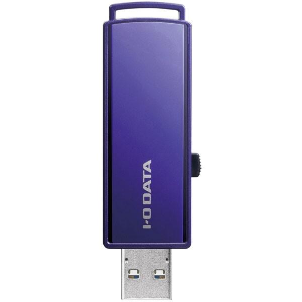 IO DATA(アイオーデータ) USBメモリ パスワードロック機能 ブルー EU3-PW/32GR ［32GB /USB3.1 /USB TypeA /スライド式］ | I-O DATA | 01