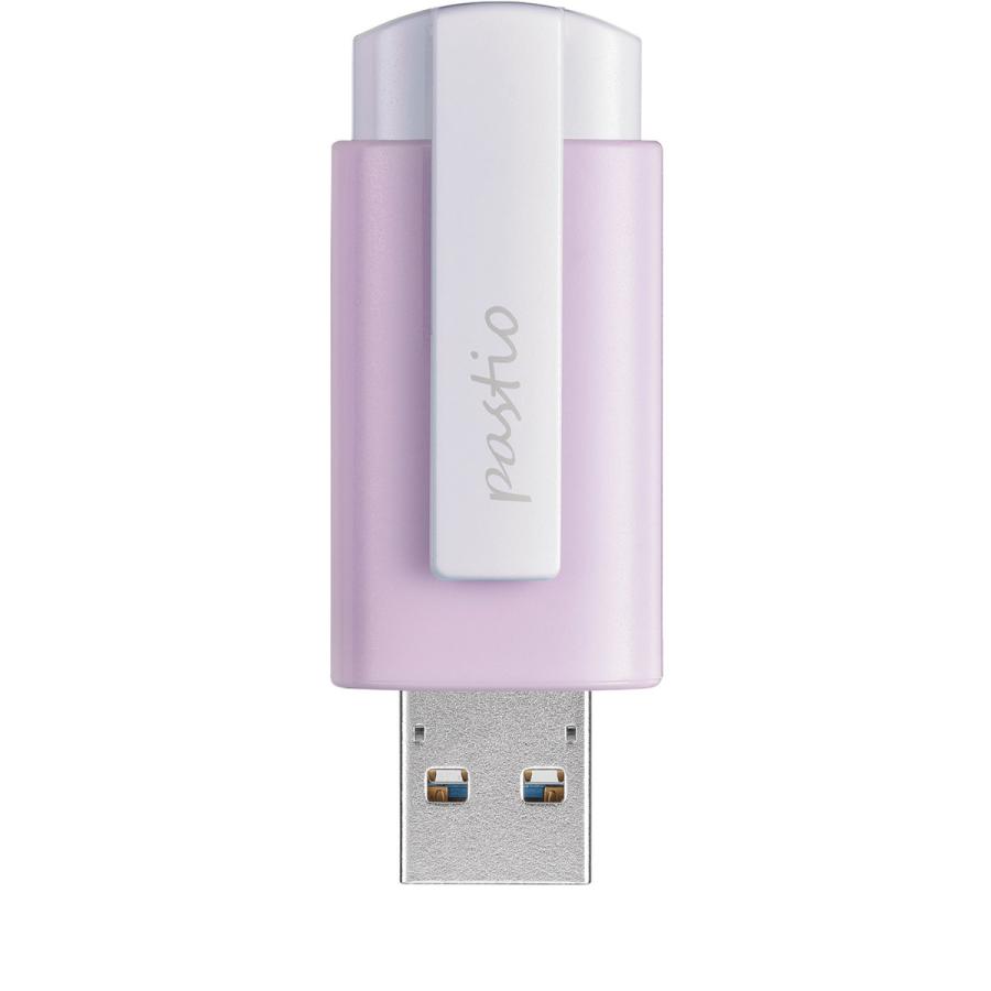 IO DATA(アイオーデータ) USBメモリ pastio ライラックパープル U3-CLP16G/V ［16GB /USB3.2 /USB TypeA /ノック式］ | I-O DATA | 02