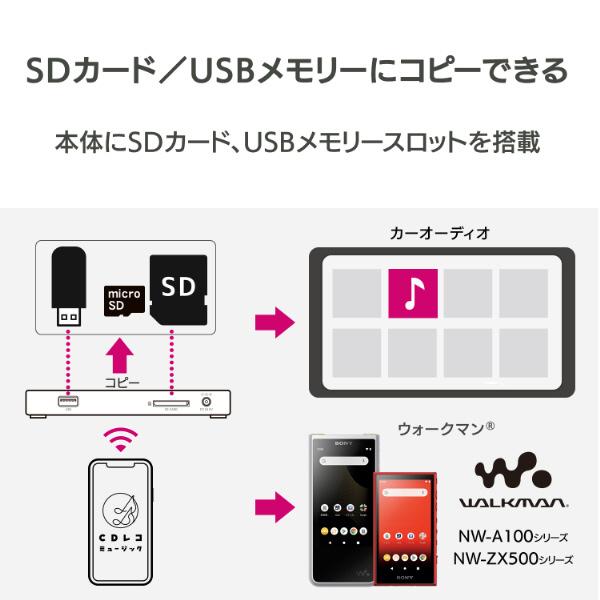IO DATA(アイオーデータ) スマホ / タブレットPC用CDレコーダー「CDレコ6」Wi-Fiモデル (Android/iPadOS/iOS対応) ブラック CD-6WK | I-O DATA | 09